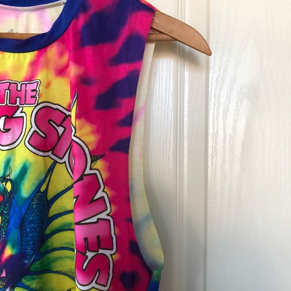 Rolling Stones Tie Dye Band Tank Top S/M - Picture 5 of 7